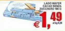 Pewex Lago wafer cacao senza zucchero offerta