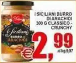 Pewex I siciliani burro di arachidi classico offerta