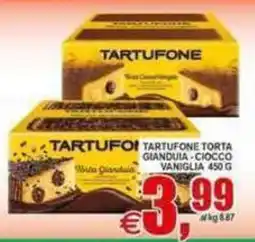 Pewex Tartufo Tartufone torta gianduia ciocco vaniglia offerta