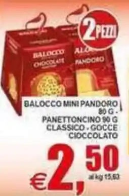 Pewex Balocco mini pandoro offerta