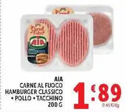 Deco Market AIA Carne al Fuoco Hamburger Classico offerta