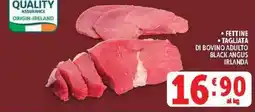 Deco Market Fettine tagliata di bovino adulto black angus irlanda offerta