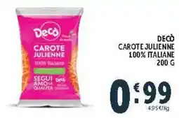 Deco Market Decò carote julienne offerta