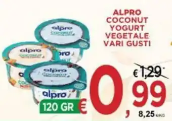 Alpro coconut yogurt