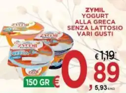 Jero Market Zymil yogurt alla greca senza lattosio offerta