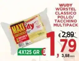 Jero Market Wudy würstel classico pollo/tacchino offerta