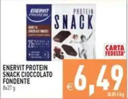 Pim Supermercati Enervit Protein Snack Cioccolato Fondente offerta