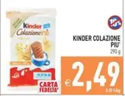 Pim Supermercati Kinder Colazione Più offerta