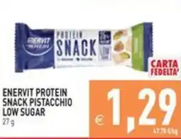 Pim Supermercati Enervit protein snack pistacchio low sugar offerta