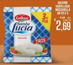 Supermercati EffePiù Galbani Santa Lucia Mozzarella offerta