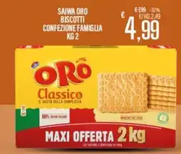 Supermercati EffePiù Saiwa Oro Biscotti Classico offerta