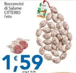 Sidis Bocconcini di Salame Citterio offerta