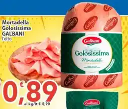 Sidis Mortadella Golosissima Galbani offerta