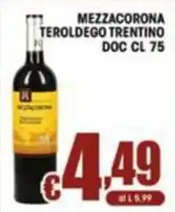Sacoph Mezzacorona Teroldego Trentino DOC offerta