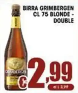 Sacoph Birra Grimbergen blonde offerta