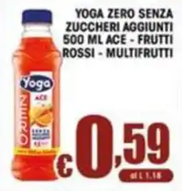 Sacoph Yoga Zero senza zuccheri aggiunti offerta