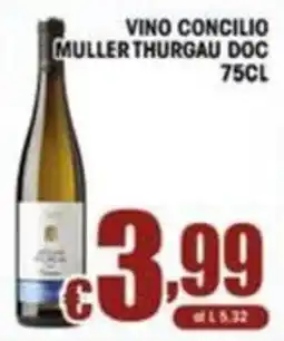Sacoph Vino Concilio Muller Thurgau Doc offerta