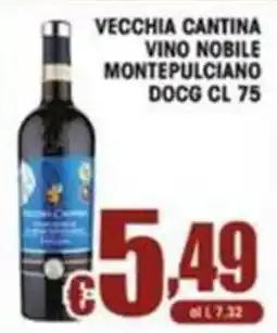 Sacoph Vecchia Cantina Vino Nobile Montepulciano DOCG offerta