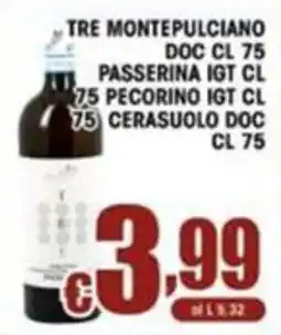 Sacoph Tre Montepulciano Passerina Pecorino Cerasuolo offerta