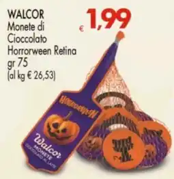 Despar Walcor Monete di Cioccolato Horrorween Retina offerta