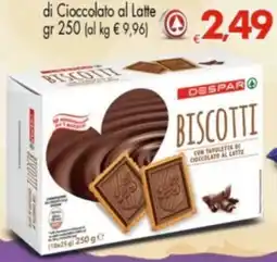 Despar Biscotti Despar con tavolella di cioccolato al latte offerta