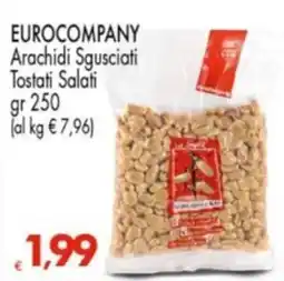 Despar Eurocompany arachidi sgusciati tostati salati offerta