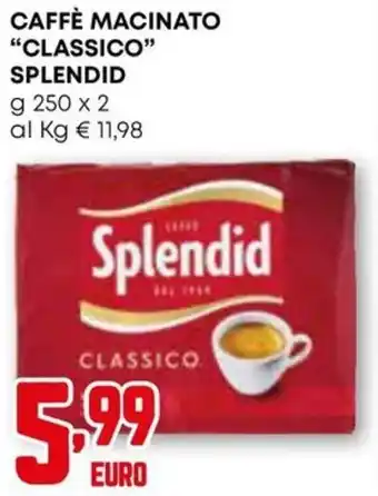 Caffè macinato classico Splendid