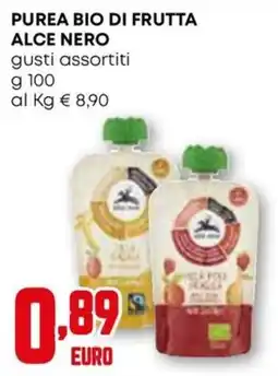 Kanguro Purea bio di frutta Alce Nero offerta