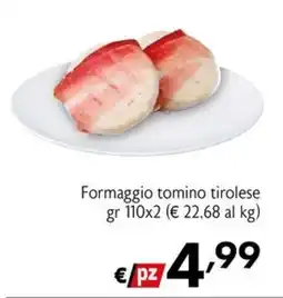 Eurospesa Formaggio tommino tirolese offerta
