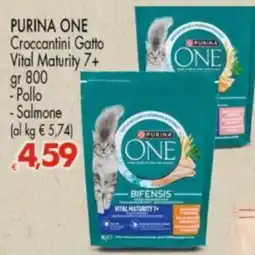Despar Purina One Croccantini Gatto Vital Maturity 7+ offerta