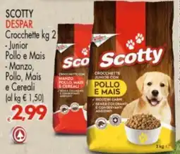 Despar Scotty Crocchette Junior Pollo e Mais offerta