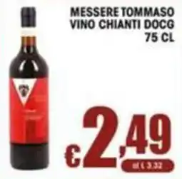 Sacoph Messere Tommaso Vino Chianti DOCG offerta