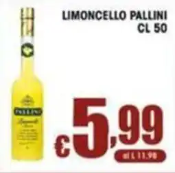 Sacoph Limoncello Pallini offerta