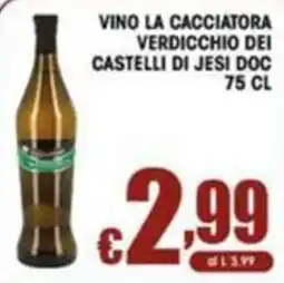 Sacoph Vino la Cacciatore Verdicchio dei Castelli di Jesi DOC offerta