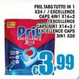 Sacoph Pril Excellence 3in1 offerta