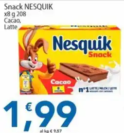 Sidis Snack Nesquik Cacao offerta