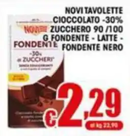 Sacoph Tavolette cioccolato fondente offerta