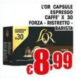 Sacoph L'OR Capsule Espresso Caffè offerta