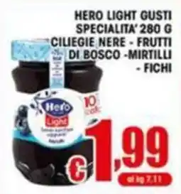 Sacoph Hero Light Specialità ciliegie nere - frutti di bosco - mirtilli - fichi offerta