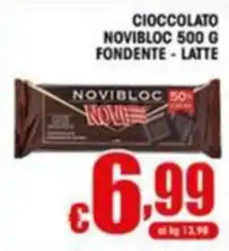 Sacoph Cioccolato Novibloc offerta