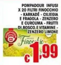 Sacoph Pompador Infusi Finocchio offerta