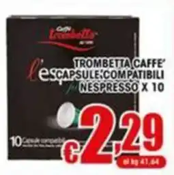 Sacoph Trombetta Caffè capsule compatibili Nespresso offerta