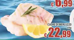 Top Supermercati Cuore di merluzzo offerta
