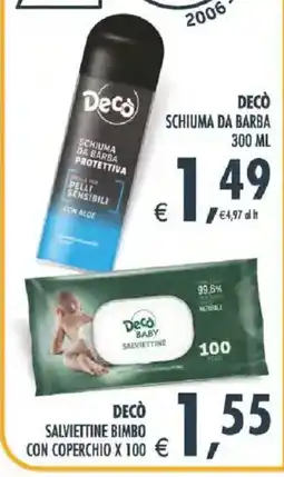 Deco Superstore Decò schiuma da barba offerta