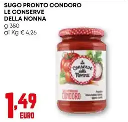 Kanguro Sugo pronto Condoro offerta