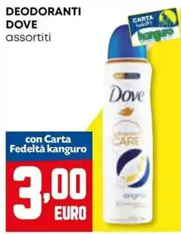 Kanguro Deodoranti Dove assortiti offerta