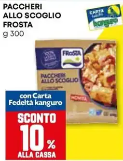 Kanguro Paccheri allo scoglio Frosta offerta