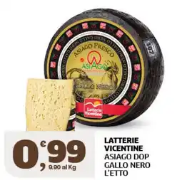 Il Punto Sigma Asiago Dop Gallo Nero offerta