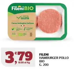 Il Punto Sigma Fileni hamburger pollo bio offerta