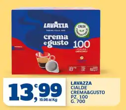 Il Punto Sigma Lavazza cialde crema&gusto offerta